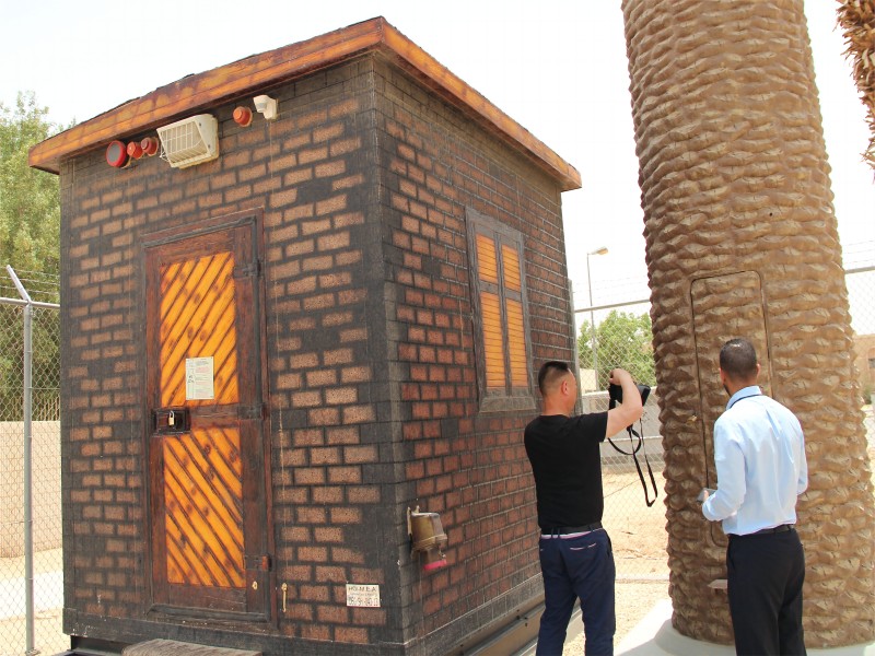 Torre de palmeras camuflada que exporta a Arabia Saudita